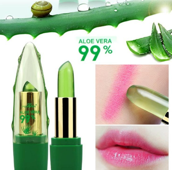 Aloe Vera Gel Color Changing Lipstick Gloss  Moisturizer Anti-drying