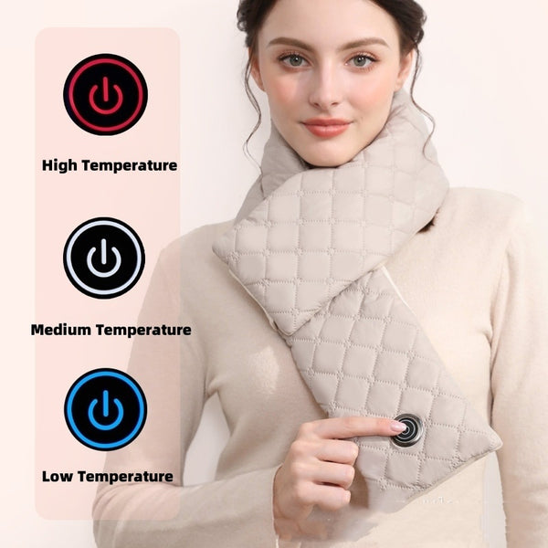 Electric Heating Scarf 3 Gear Heating Pads Outdoor Warm Heated Scarf