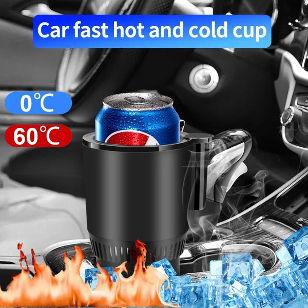 Smart Car Cup Holder Digital Temperature Display Drink Cup Warmer Cooler